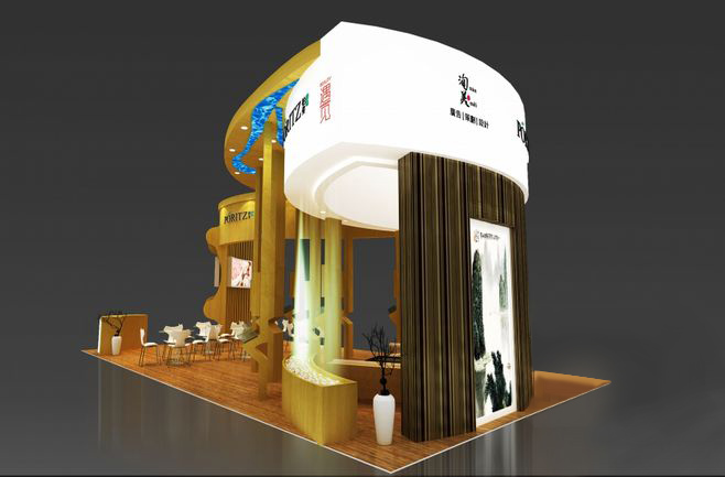廣東黃寶石電子科技有限公司照明展展臺設計搭建
